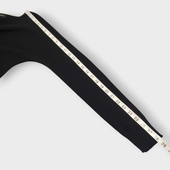 Halogen Black Crew Neck Sweater - Picture 9 of 11